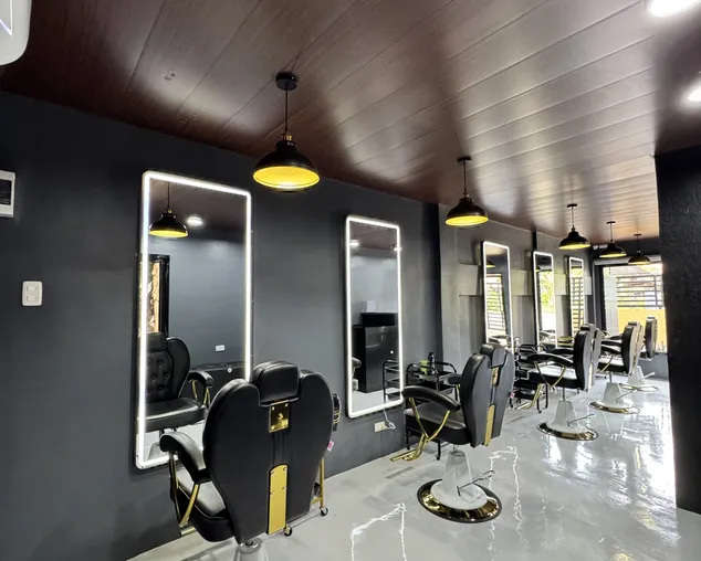 Modern grooming studio details